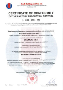 thumbnail of Certificate of conformity EN 1090_aj